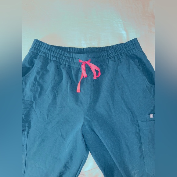 FIGS *LIMITED EDITION* Caribbean Blue Uman Relaxed Scrub Pants XXL/P - Picture 2 of 7